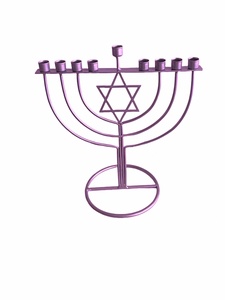 Venta al por mayor directa de fábrica: <span class=keywords><strong>Menorah</strong></span> judía personalizada de excelente acabado para decoración de Hanukkah, <span class=keywords><strong>9</strong></span> ramas - Product Image 4