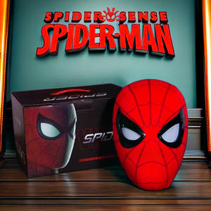 Máscara de Spider-Man con Ojos Móviles y Control de Mandíbula para Parpadeo, Casco de Cosplay, Juguetes de Navidad - Product Image 3