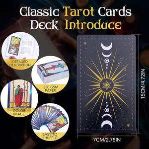 OEM Kundenspezifische Großhandels-Oracle-Tarotkarten Rider Waite Individueller Druck Papier-Tarotkarten Mit Handbuch - Product Image 2