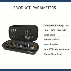 Sac de pêche portable de haute qualité, étui pour hameçons, étui de rangement pour hameçons en EVA personnalisé - Product Image 4