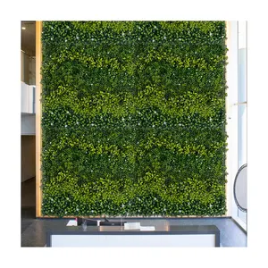 Pq79 Produit tendance Living Garden Feuilles d'intimité Panneaux 3D Faux mur végétal de la jungle pour la décoration de la maison