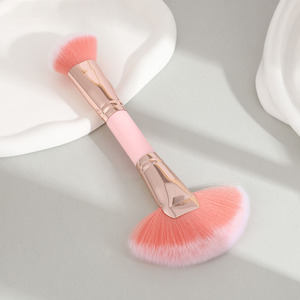แปรงแต่งหน้าสองด้านแปรงปัดแก้มแบบสองด้านโลโก้ที่กำหนดเอง - Product Image 5