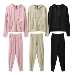 Wholesales Design Your Own <strong>Cheap</strong> Polyester Hoodie Sweatshirt <strong>Jogger</strong> Pants Sweatsuit Tracksuit Set <strong>for</strong> <strong>Women</strong> - Product Image 1
