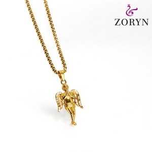 Colgante de Calavera Pirata Chapado en Oro con Cristales de Imitación, Estilo Hip Hop Punk Náutico Vintage, Joyería de Moda de Acero Inoxidable para Hombres y Mujeres - Product Image 5