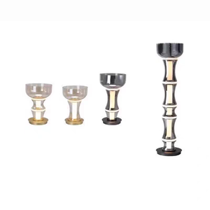 デザイナーズリビングルーム装飾フロアランプ寝室書斎デスクランプポストモダンダイニングルームバーアートガラスフロアランプ - Product Image 3