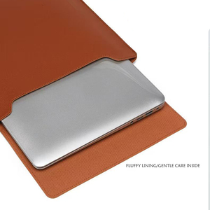 PU Da Máy Tính Xách Tay Tay Áo Túi Mới Phát Hành Tương Thích Với <span class=keywords><strong>MacBook</strong></span> Không Khí <span class=keywords><strong>Pro</strong></span> 13 14 15.6 16 Inch Phong Cách Máy Tính Xách Tay Bìa - Product Image 4