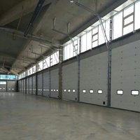 Puertas seccionales automáticas industriales de almacén de buena calidad, puerta de garaje seccional Vally