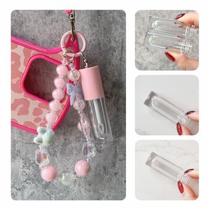Tùy Chỉnh 2.5Ml Mini Lip Gloss Wand Ống Với Móc Chìa Khóa Độc Đáo Lớn Applicator Vòng Chất Liệu Nhựa Cho Mascara Kem Mắt - Product Image 3