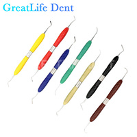 Kit d'instruments de restauration dentaire en résine composite Greatlife, outils manuels pour la restauration dentaire clinique et le remplissage des caries