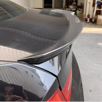 Aileron de coffre arrière en plastique ABS pour BMW Série 3 E90 M4 Style Aile de toit arrière en fibre de carbone