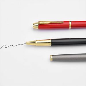 Bolígrafo de Gel Negro de Lujo de Alta Calidad de 0.5 mm con Logotipo Grabado con Láser Personalizado, Tinta Dorada y Negra, Regalos Empresariales Rojos y Naranjas, Promociones - Product Image 3