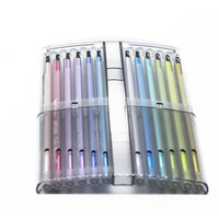Brésilienghu — crayon de couleur métallique de 3.0mm, peinture en bois, logo OEM, emballage acrylique, 24/36/48/72, école et bureau