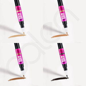 Oalen OEM 5ml 4 colori penna parrucca <span class=keywords><strong>tinta</strong></span> con pennello marrone chiaro pizzo colorante penna colorata - Product Image 2