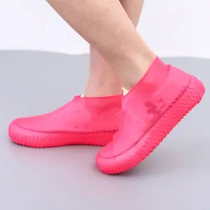 Stock Fast Delivery 6 Colors Silicone Shoe Covers Waterproof Rain Cover Shoes