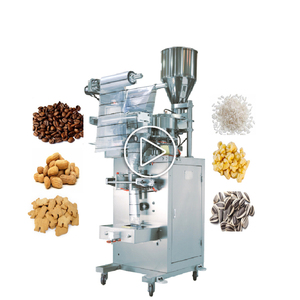 เครื่องบรรจุภัณฑ์อัตโนมัติ SPKIII-K100 แบบไฟฟ้า PLC ความแม่นยำสูง ชั่งน้ำหนัก 5-100 กรัม บรรจุได้ 50 ถุง/นาที พร้อมฟิล์ม/กระดาษฟอยล์ ติดกาวด้วยมอเตอร์ สำหรับอาหาร - Product Image 1