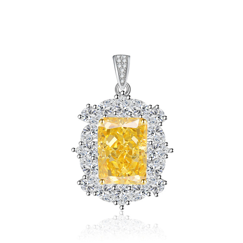Pendentif simple (jaune)