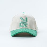 Casquette de baseball 5 panneaux en velours côtelé Oxford, avec logo brodé 3D, bicolore, design personnalisé, service OEM ODM, fournisseur en gros