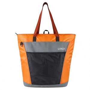 Sac isotherme de pique-nique en nylon pour femme, extra large, surdimensionné, vintage, tendance estivale, portable, robuste, résistant à l'eau, réutilisable - Product Image 1