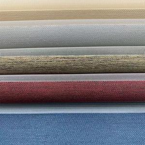 Stores enrouleurs en tissu zébré uni personnalisables, design moderne pour la décoration de fenêtres intérieures, faciles à nettoyer, imperméables, ignifuges - Product Image 1