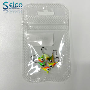 Selco Hot Selling 1.9G Metall Under spin Mustad Hook Ned Rig Eis <span class=keywords><strong>Jig</strong></span> Kopf Formen zum Angeln - Product Image 2