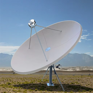 <span class=keywords><strong>Antenne</strong></span> parabolique solide pour télévision, bande C, bande KU, foyer principal décalé, vente chaude, récepteur émetteur Rx Tx, réflecteur, 8 pieds, 240 cm, 2,4 m - Product Image 1