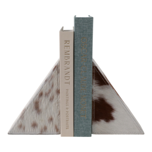 Serre-livres à motif vache pour la décoration de bureau à domicile, ensemble de serre-livres modernes - Product Image 2