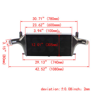 Aluminum Front Mount Intercooler Fits for Nissan Skyline R33 R34 GTR RB26DETT - Product Image 4