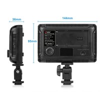 Tolifo Mini éclairage LED portable pour appareil photo, léger, à installer sur l'appareil photo, 176 LED, éclairage parfait pour la photographie et la vidéo