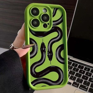 Funda de Teléfono Mate con Diseño de Serpiente <span class=keywords><strong>Mamba</strong></span> <span class=keywords><strong>Negra</strong></span> a la Moda y a Bajo Precio para XS MAX 16 PRO MAX, Protección Completa Contra Caídas - Product Image 3