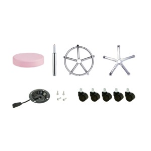 Taburetes hidráulicos giratorios ajustables para salón Dental, color rosa, para el hogar, cocina y <span class=keywords><strong>Bar</strong></span> - Product Image 3