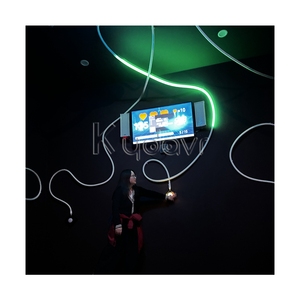 Team Building Interactif Poussoir Led Lumière Bouton Courant Électrique Jeu Défi Kydavr Durable Métal Plastique Activer La Foudre - Product Image 3