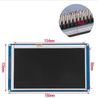 Fabrika toptan 7 inç TFT 800*480 kapasitif ekran LCD modülü ahududu Pi için turuncu Pi