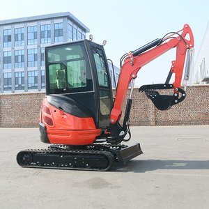 New 2-ton Mini Máy xúc Kubota động cơ mini bánh xích máy xúc earthmoving máy móc máy xúc nhỏ với cab để bán - Product Image 3