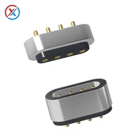 Conector Magnético Pogo Pin de 4, 5 y 10 Pines, Paso de 2.0 mm, Pequeño, Impermeable, Macho y Hembra, del Fabricante