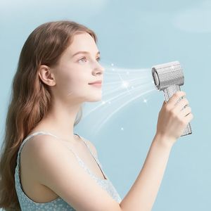 New Factory Wholesale High-Speed USB Rechargeable Handheld Lash Fan Air <b>Blower</b> Bling Fan - Product Image 4