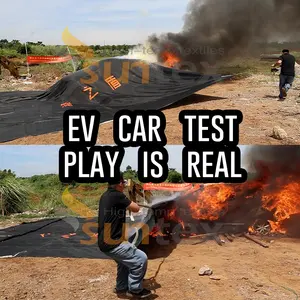 Elektro fahrzeug EV Auto Feuer decke