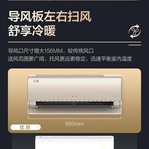 Climatiseur mural AUX 1,5 HP à fréquence fixe, économie d'énergie, pour usage domestique et chambre à coucher - Product Image 4