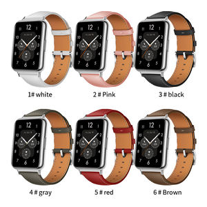 Bracelet de montre intelligente Bracelet de ceinture de remplacement pour <span class=keywords><strong>Huawei</strong></span> <span class=keywords><strong>Fit2</strong></span> Accessoires de bande Bracelet en cuir véritable pour <span class=keywords><strong>Huawei</strong></span> Watch Fit 2 - Product Image 6