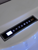 Baignoire double assise en acrylique blanc avec jets d'air à lumière LED Massage à remous Made China-Comprend un égouttoir à tablier pour la salle de bain des villas
