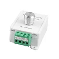 Gradateur LED RF de taille DIM-K3 + U1 USA DC12V-DC24V 10A avec réglage personnalisé à distance de la luminosité pour bandes lumineuses intérieures