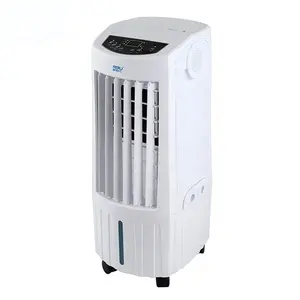 DC 12V solar powered portable room small evaporative air cooler with 12L detachable water tank