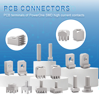 Connecteur de borne d'alimentation en laiton pour cartes PCB, bornier à broches à filetage interne pour armoires de commande PLC 7461057 7460307