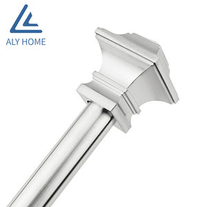 Set di Aste <span class=keywords><strong>per</strong></span> Tende Moderne Estensibili in Argento, Robuste, <span class=keywords><strong>a</strong></span> Palo Singolo, <span class=keywords><strong>per</strong></span> Finestre del Soggiorno, <span class=keywords><strong>Soffitto</strong></span>, Battesimo, Ritorno <span class=keywords><strong>a</strong></span> Scuola - Product Image 2