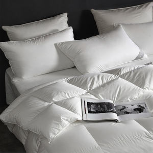 Couettes en <span class=keywords><strong>duvet</strong></span> d'oie 100% coton doux, respirant, toutes saisons hôtel literie de luxe couette moelleux blanc couette insérer - Product Image 2