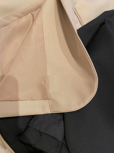 Chaqueta holgada de sarga de gran tamaño <span class=keywords><strong>para</strong></span> <span class=keywords><strong>mujer</strong></span>, traje de tejido elástico clásico de cuatro lados, Formal, Color sólido, <span class=keywords><strong>2021</strong></span> - Product Image 6