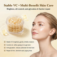 Sérum Visage Éclaircissant Oasis Bloom Marque Privée, Crème Capsule Hydratante et Illuminatrice à l'Acide Hyaluronique et à l'Acide Azélaïque, Pour Tous Types de Peau
