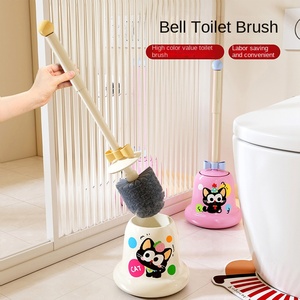 Spazzola per WC in Plastica con Manico Lungo, Nuova Spazzola per Pulizia del Bagno dal Design Elegante - Product Image 3