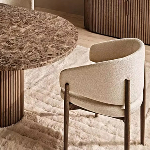 Customizable <strong>Size</strong> Chair Living Dining Room Furniture Fabric Dining <strong>Armchair</strong> - Product Image 1