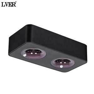 ไฟดาวน์ไลท์ LED แบบติดตั้งบนพื้นผิว รูปทรงสี่เหลี่ยมทันสมัย ป้องกันแสงสะท้อน สำหรับใช้ในบ้านและเชิงพาณิชย์ ห้องนั่งเล่น ห้างสรรพสินค้า - Product Image 1