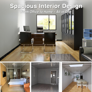 Casa Prefabbricata in Container a 2 Piani con Design Mimetico, Montaggio Rapido con Pannelli Sandwich - Product Image 3